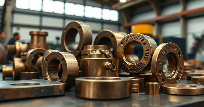 Peças estampadas em bronze: descubra suas vantagens e aplicações