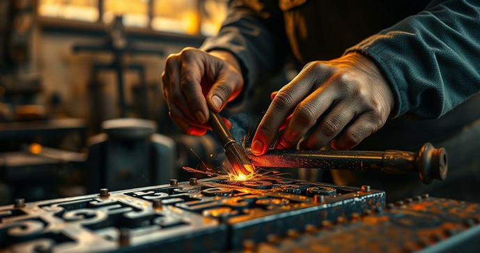 Estampagem de Ferro: Transformando Metal em Arte e Funcionalidade